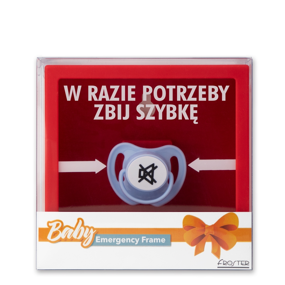 Baby emergency frame zbij szybkę