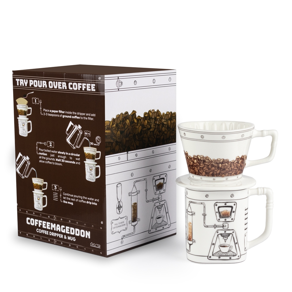 Coffeemageddon dripper i kubek