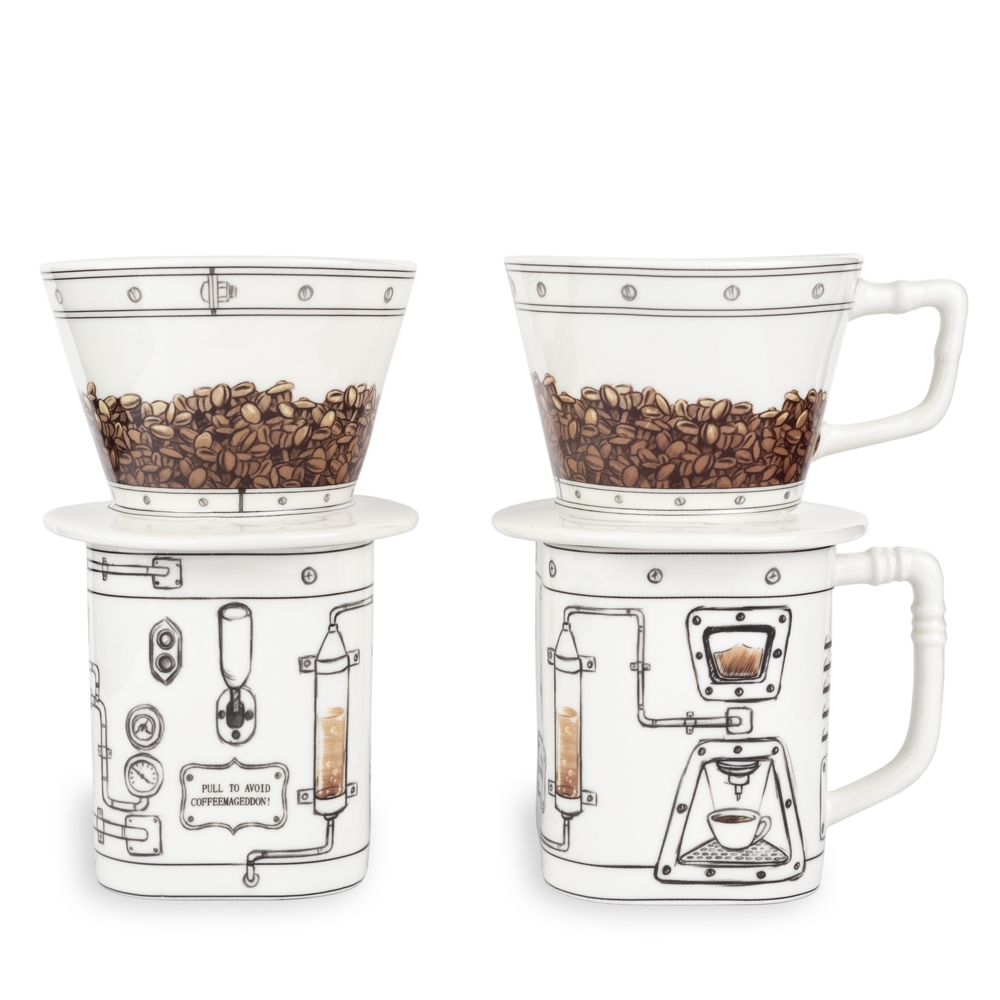 Coffeemageddon dripper i kubek