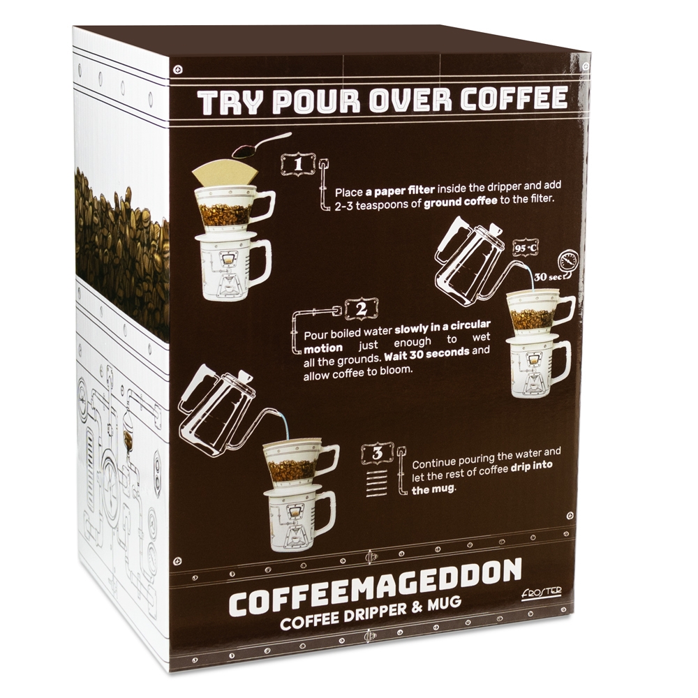 Coffeemageddon dripper i kubek