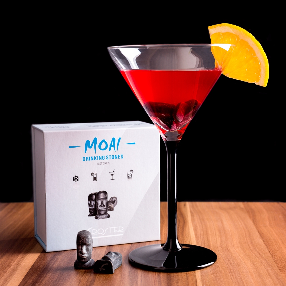 Kamienie Moai do Drinków