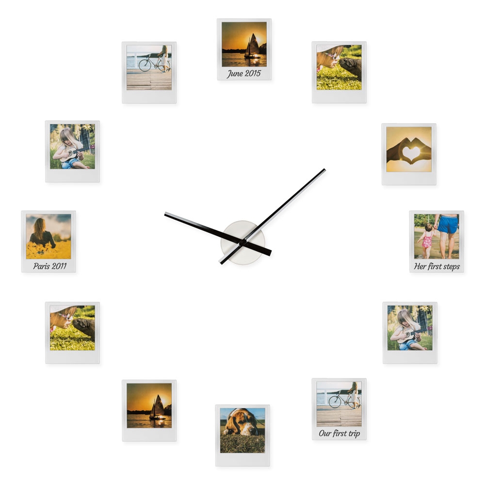 Zegar z ramkami na zdjęcia - Impressions Clock