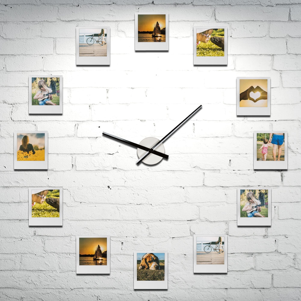 Zegar z ramkami na zdjęcia - Impressions Clock